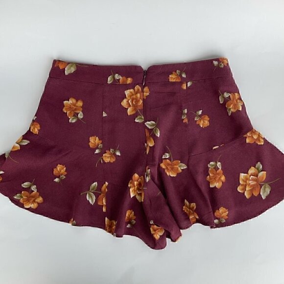 Forever 21 Mini  Floral High Waist Shorts - Picture 2 of 5
